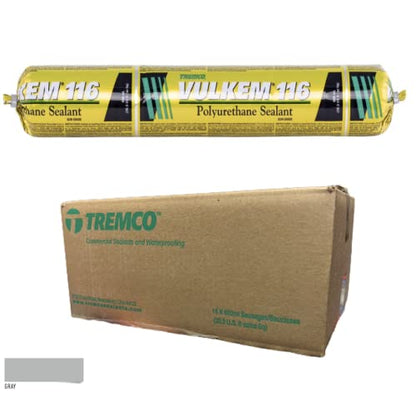 Tremco Vulkem 116 Gray Polyurethane Sealant - 15 Sausages