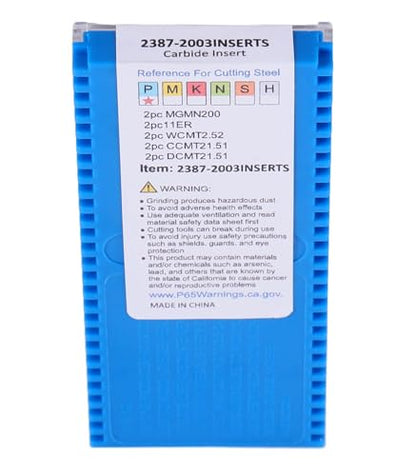 Accusize Carbide Inserts for 2387-2003, CVD and TiN Coated