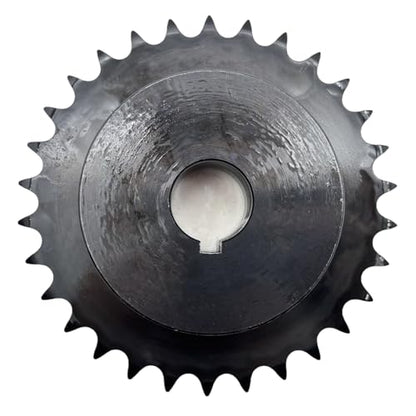 #40 Roller Chain Sprocket Type B 1 inch Bore 30 Tooth, Hardened Antirust 1045 Steel Drive Sprockets 40B30-1