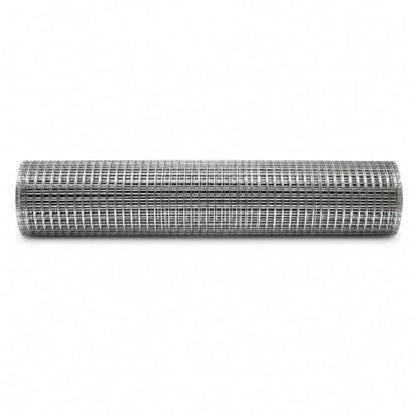 304 Stainless Steel Welded Wire Mesh Roll, Heavy Duty Metal Fence Wire for Chicken Coop, Garden Fence, Animal Enclosure, DIY & Home Improvement (1/4" Mesh, 23.5" x 20') - size: 1/4" Mesh, 23.5" x 20'