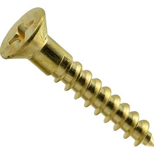 Hard-to-Find Fastener 014973126131 Phillips Flat Wood Screws, 8 x 1, Piece-24 - size: 8 x 1-Inch