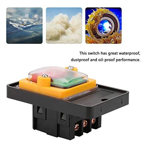 2pcs AC220V/380V Pushbutton Switch, KAO-5 ON/Off Industrial Control Button
