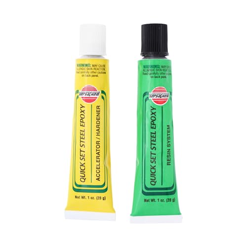 Versachem 44209 4-Minute Steel Epoxy - 2 oz. - size: 2 Ounce, (Single Unit)