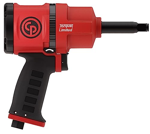 Chicago Pneumatic CP7748TL-2-1/2 Inch Air Impact Wrench with 2 Inch Extended Anvil, Torque Limited, Pistol Handle, Max Torque Reverse Output 960 ft.lbs / 1300 Nm - 7000 RPM, Twin Hammer - size: 2-Inch Extended Anvil - Torque Limited, style: New Version