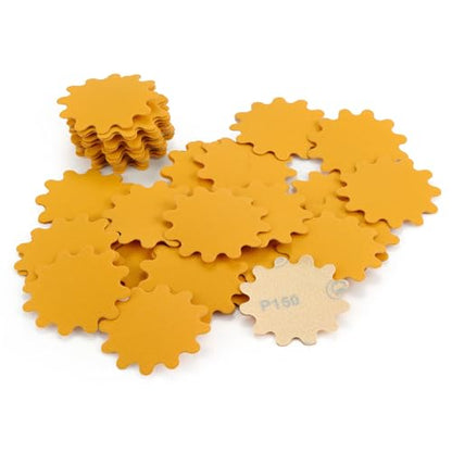 MAXMAN 2" Sanding Discs,150 Grit Alumina Orbital Sandpaper, Hook &Loop Pads - style: 150 Grit