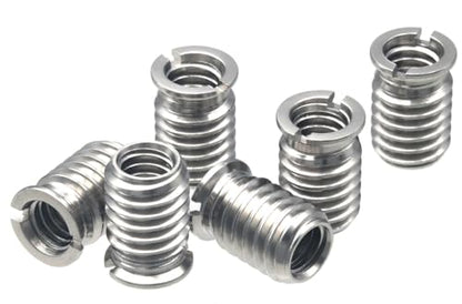 Stainless Steel 1/4"-20 Female to 3/8"-16 Male Convert Screw Adapter (6pcs, 14mm) - color: 6pcs, size: 14mm