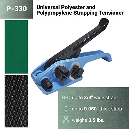 IDL Packaging Teknika P-330 Economical Tensioner for PP and PET Strapping, Up to 3/4 Strap Width