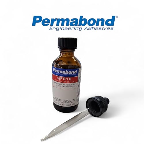 Maven Adhesive Kits (Permabond 910) Professional Cyanoacrylate Adhesive, Low Viscosity Metal Bonding Glue, Fast-Set Industrial Strength (Glue + Tips + Accelerator, 1oz) - size: 1oz, style: Glue + Tips + Accelerator