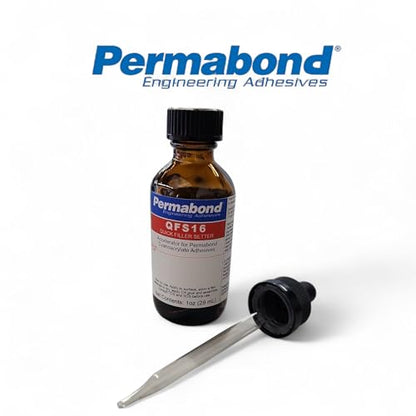 Maven Adhesive Kits (Permabond 910) Professional Cyanoacrylate Adhesive, Low Viscosity Metal Bonding Glue, Fast-Set Industrial Strength (Glue + Tips + Accelerator, 1oz) - size: 1oz, style: Glue + Tips + Accelerator