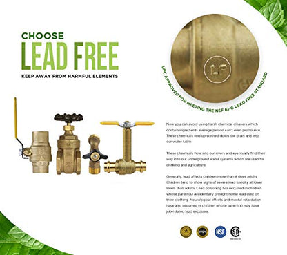 Midline Valve 372S256-5 Inline Spring Loaded Check Valve, Backflow Prevention, 3/4" Press Connections, Cast Brass (5 Pack), 5 Count - size: 3/4 in., style: 5 Pack