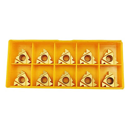10PCS 16ER AG60 / 16IR AG60 CNC Lathe Indexable Threading Carbide Turning Insert Blade (16IR AG60) - color: 10pcs 16ir Ag60