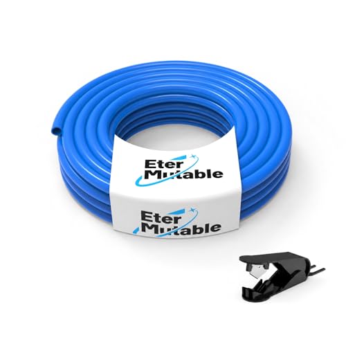 6mm OD 4mm ID Blue Polyurethane PU Pneumatic Air Hose Tubing 32.8 Feet/10Meter Air Brake Line Tubing Compressed Accessories - color: Blue, size: 6MM OD/32.8 Feet