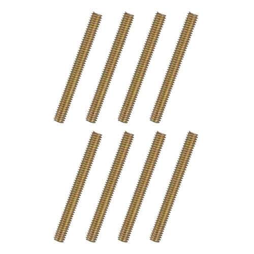 uxcell 8pcs Fully Threaded Rods 5/16x2-3/4 All Thread Studs Long Threaded Screw Carbon Steel for Furniture Garden Railing Mounting Assembly Fastening Frame Connection Colorful Zinc - size: 5/16x2-3/4"