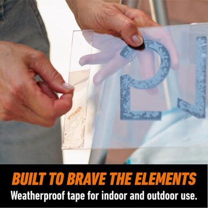GORILLA Invisible Hold Mounting Tape, Clear, 1" x 150", 1-Pack - size: 1 - Pack