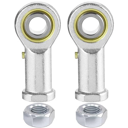 2Pcs PHSB8 Rod End Bearing 1/2 Inch Bore Pre-Lubricated 1/2-20 Female Thread Right Hand Heim Joint with Jam Nuts - size: 1/2, style: Right Hand