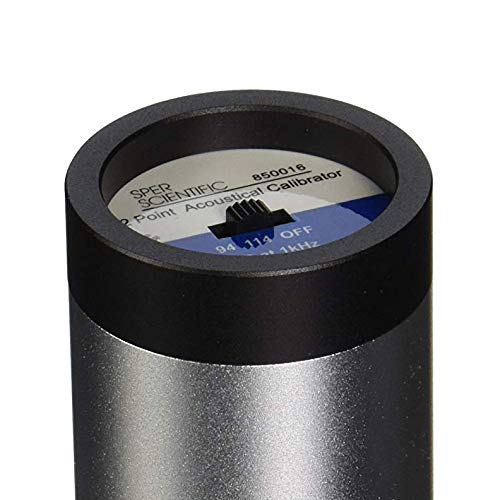 Sper Scientific 2-Pt. Acoustical Calibrator (Class 2) 850016 - Professional Sound Meter Calibration Tool, ANSI & IEC942 Standards, Portable Sound Level Calibrator for Field & Lab Use - 4 pc - size: 4 Pack