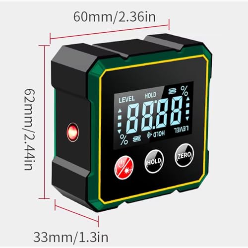 Digital Angle Finder & Gauge with Electronic Laser Level,Inclinometer