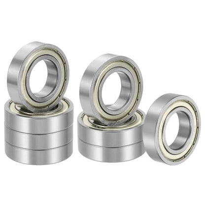 uxcell 8 Pack 6904ZZ Deep Groove Ball Bearings, 20x37x9mm Chrome Steel Double Shield Bearing for Electric Motor, Home Appliances, Garden Machinery, (ABEC5) - size: 6904ZZ
