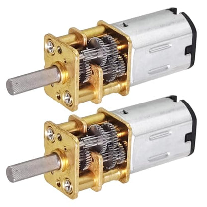2Pcs DC 12V 3000RPM GA12 N20 Gear Motor for DIY 3-12V 7.5-4000RPM MicroHigh Speed Motor for DIY RC Toys (12-3000) - style: 12V 3000 RPM