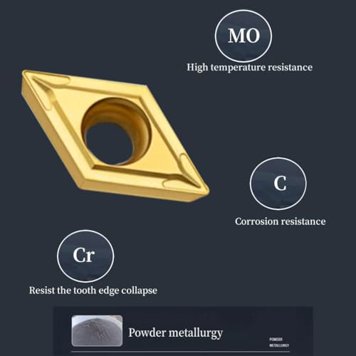 SDJCR Turning Holder Multilayer DCMT070204 Carbide Inserts - color: Turning tools bit set (dcmt21.51)