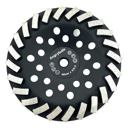 5/8"-11 Threaded Arbor Grinder Wheels 7 inch Concrete Diamond Grinding Disc - style: 7 Inch 5/8"-11 Threaded
