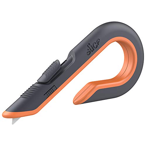 Slice - 10400 Box Cutter, 3 Position Manual Button with Ceramic Blade, Locking blade - color: Locking Blade, size: 1 Pack