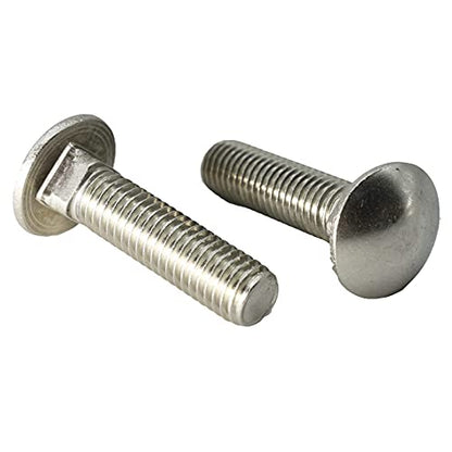 SANTIE 5/16"-18 X 2-3/4" Stainless Carriage Bolt - size: 5/16"-18 X 2-3/4"(25pc)