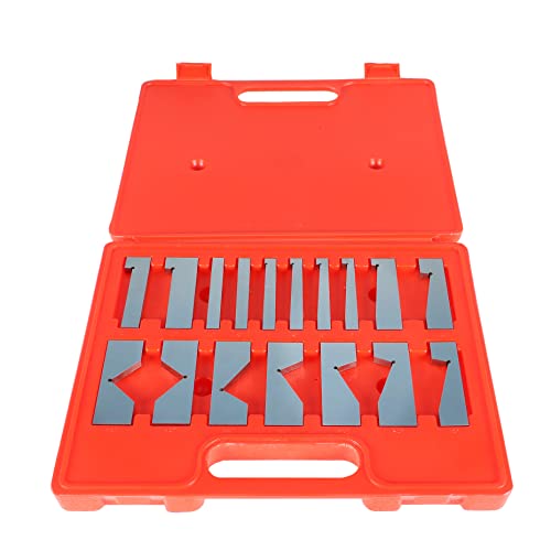 kimllier 17Pcs Angle Plates Block Set, Precision Steel Gauge Block