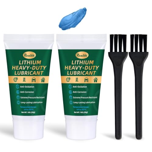 Realth Lithium Grease 1 oz High Temp Waterproof, 2 Pack - size: 60g