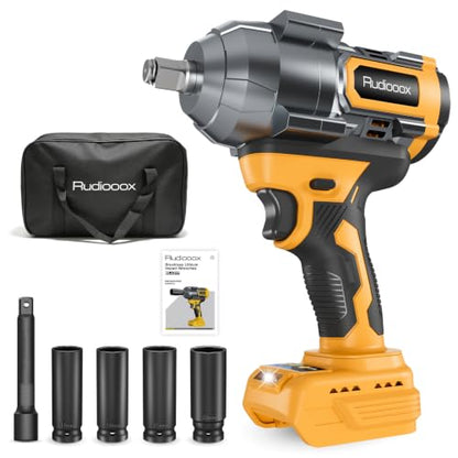 Impact Wrench Compatible with DeWalt Battery -1107Ft-lbs(1500N.m)