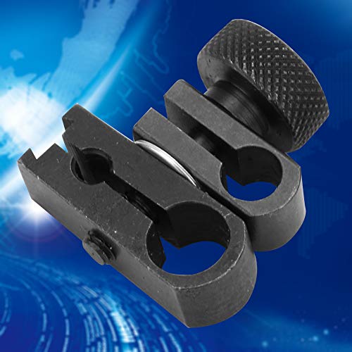 Dial Indicator Clamp Chuck, Steady Tungsten Clamps Chuck, Adjustable Swivel Dovetail Clamps, Strong Indicator Rotatable Clamp for Dial Test Indicator, 8MM 6MM 4MM, Black