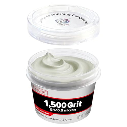 Diamond Paste Lapping Compound, 1,500 Grit, 50 G/1.76 Oz, Scratch Removal - size: 1,500Grit, style: 1.78 oz (50g)