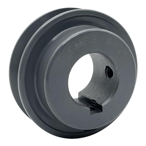 AK25-1 v Belt Pulley,AK251, 2.5 inch OD, 1 inch Bore,Cast Iron Material, AK Single Groove Mechanical v-Belt Pulleys for "4L" or "A" or "3L" Belts - size: 2.5 Inch OD,1 inch bore, style: 1 Groove