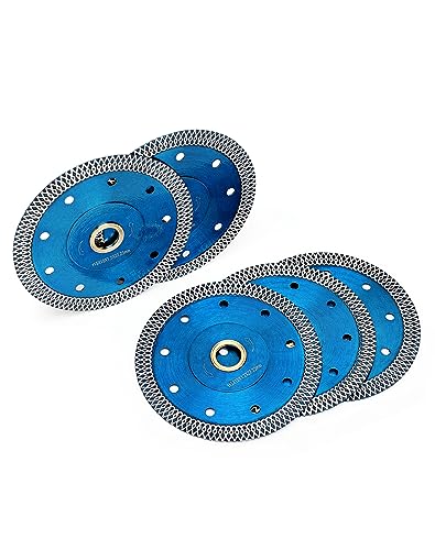 OSTEK 5Pcs/Lot Super Thin 4.5" Tile Saw Blade for Granite Marble Ceramic Porcelain Tiles - size: 4.5"-5pcs