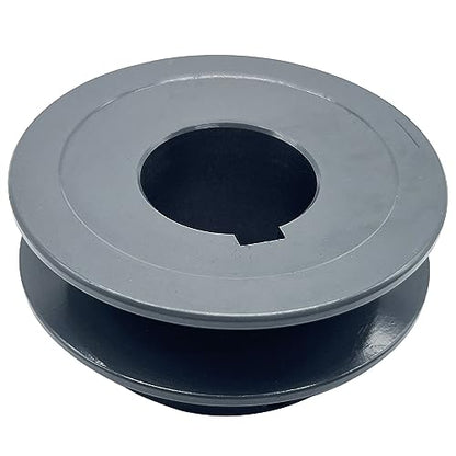 AK24-1 v Belt Pulley, 2.45 inch OD, 1 Inch Bore,Cast Iron Material, AK Single Groove Motor Pulley for "4L" or "A" or "3L" Belt - size: 2.45 inch OD, 1 Inch Bore, style: 1 Groove