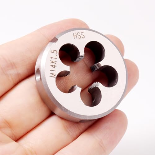 ATOPLEE HSS 6542 M14 X 1.5 Tap and Die Set, Right Hand Machine Thread Tap Die Set (M14 X 1.5) - size: M14 X 1.5