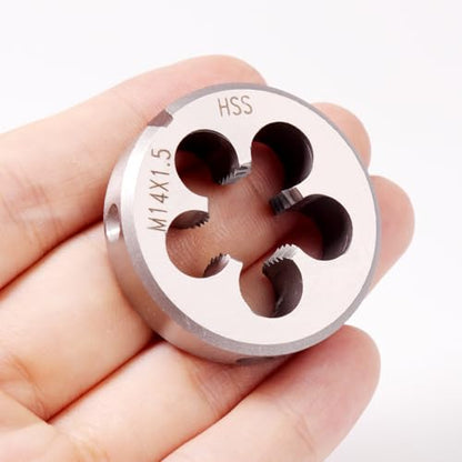 ATOPLEE HSS 6542 M14 X 1.5 Tap and Die Set, Right Hand Machine Thread Tap Die Set (M14 X 1.5) - size: M14 X 1.5