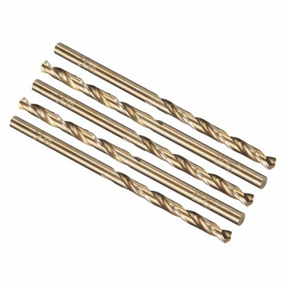 5pcs Drill Bit 3.2mm Diameter M35 5% Cobalt HSS for Metal - size: 3.2mm