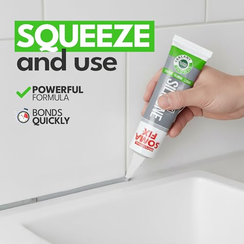 Gray Silicone Caulk (No Gun Needed) Flexible & Waterproof Caulking Tube - color: Gray