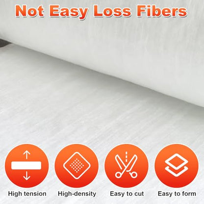 Ceramic Fiber Blanket, Rated to 2400°F, Size 24"x12", 1" Thick - size: 24"x12"