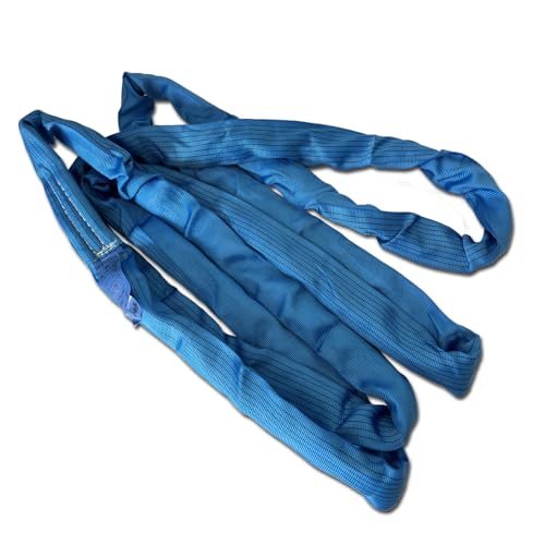 Round Sling 17636lb 10FT Sling Strap Rigging Polyester Endless Lift Sling for Hoist Heavy Duty Objects Heavy Duty Poly Lifting Sling Polyester Endless Round Sling【8T-3M】 - size: 8T-3M