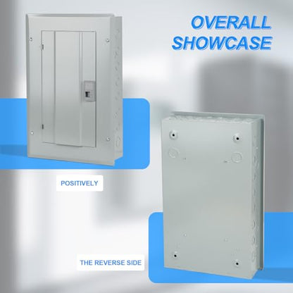 THQL Circuit Breaker Panels,20-Space, 125A Circuit Breaker Distribution Box, 120V/240V Circuit Breaker Electrical Enclosure,Indoor Main Lug Load Center - style: 20 SPACE