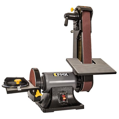 2x42 in. Belt Sander & 6" Disc Sander Combo, 3.5Amp Bench & 1/2HP Belt Sander for Woodworking, Metalworking & Knife Making, Sharpening - size: 2 inch