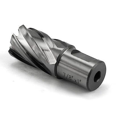 Annular Cutter JESTUOUS 7/8 Inch Cut Diameter 3/4 Weldon Shank 1 Cut Depth