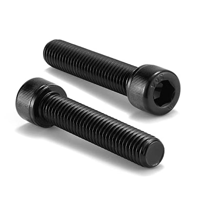 1/4-20 x 2-1/2" Socket Head Cap Screws Bolts, 10Pcs 304 Stainless Steel 18-8, Allen Socket Hex Drive, Partially Threaded, Black Oxide by SG TZH(with Hex Spanner) - size: 1/4-20 x 2-1/2"