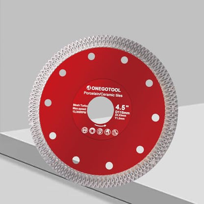 3Pcs 4-1/2 inch Diamond Tile Saw Blades Grinder Cutting Blade for Angle Grinder Super Thin Indestructible Disc for Cutting Porcelain Ceramic Granite Marble. - size: 4-1/2”(115mm)