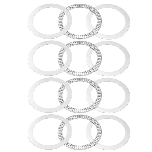 uxcell 4 Sets NTA4052 Thrust Needle Roller Bearings with Washers, ID 2-1/2" - size: NTA4052+2TWA, 2-1/2"x3-7/32"x1/8"