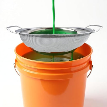 5-Gallon Paint Strainer Basket & Multipurpose Sifter - 13" Heavy Duty 60 Mesh Stainless Steel Bucket Screen for Airless Sprayers, Maple Syrup, Soil Sifting (Fits 1-5 Gallon Buckets)