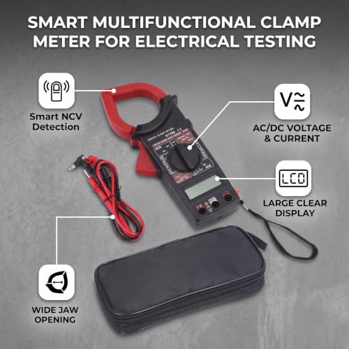 Digital Clamp Meter Auto Range NCV 1000A AC DC Tester