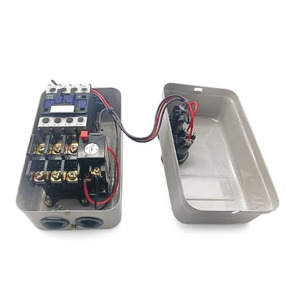 Magnetic Electric Motor Starter 220V 4KW 5.5HP 3 or Single Phase